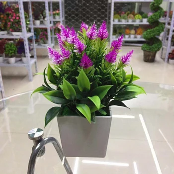 Bonsai Falošné Rastliny, Umelé Kvety Na Ozdobu Falošné Kvety V Hoteli Záhradné Kvetináče Domova