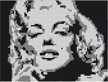 Marilyn Monroe vzory žehlička na prenos železa na prevody motív žehlička na crystal prevody dizajn kamienkami železa hot fix drahokamu