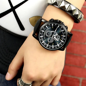 Luxusné Hodinky Pre Pánske náramkové hodinky Quartz Kožené Hodinky Mužov Bežné Obchodné pánske Hodinky Muž Hodiny Whatch Darček Reloj Masculino