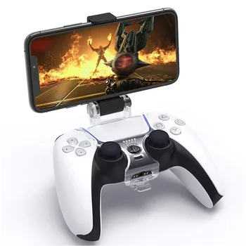 Bezdrôtový ovládač Klip Mount Pre PS5 DualSense , Mobilný Telefón Upevnite Držiak Držiak S Nastaviteľným Stojanom Pre PS5 Radič