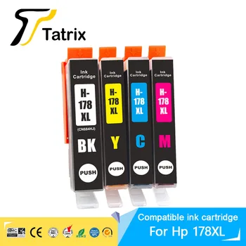 Tatrix Pre HP178 178XL Plné Atramentové Kazety Kompatibilné Pre hp Photosmart C6380/C6300/C5300 B010 5510 6510 6520 B209a Deskjet 3070A