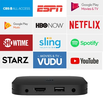 Globálna Verzia Xiao Mi TV Box S 4K Ultra HD Streaming Media Player Android 9.0 HDR 2 GB 8 GB WiFi BT4.2 Smart TV Box 4