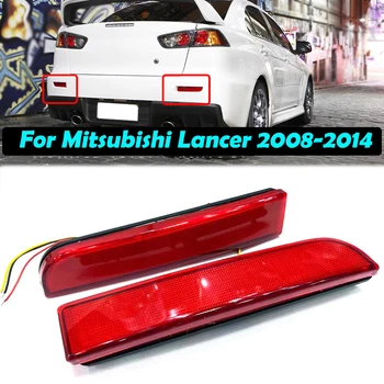 Zadný Nárazník Reflektor Brzdové Svetlo Na Mitsubishi Lancer 2008-2012 2013 EVO Vývoj Outlander Sport Červená Objektív LED koncových svetiel