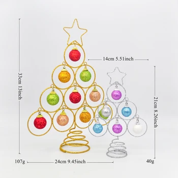 Šperky Železa Vianočný Stromček Flash Loptu Veža Strom Ploche Top Star Výzdoba Rodinných Svadobné, Vianočné Detí Nový Rok Darček