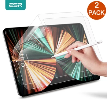ESR Papier Pocit Screen Protector pre iPad Pro 11 12.9 2021/2020/2018 Matné Lakovanie Ako Písať na Papier pre iPad Pro 11 2021