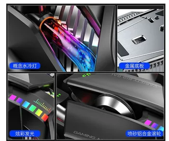 Drôtová Myš S Nastaviteľné Opierky RestCyberpunk Farby Programovateľné Hráč Myši Na Počítač PC, Notebook