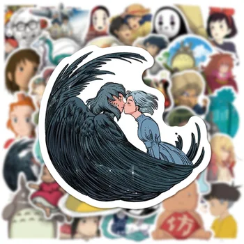 10/50Pcs Japonské Anime Ghibli Hayao Miyazaki Totoro Nálepky Odvážneho Preč Princezná Mononoke KiKi Papiernictvo Nálepky Odtlačkový Hračky
