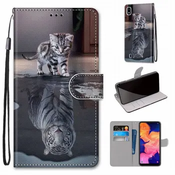 Pes, Mačka, Tiger Deti Roztomilý Flip Telefónu puzdro Pre iPhone 12 Mini 2020 11 Pro Max XS Max X XR SE 2020 6 6 7 8 Držiteľa Karty Kryt D08F