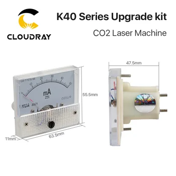 Cloudray K40 Série Upgrade Kit pre CO2 Malé Laserové Rytie Stroj Ruida RDC6432 CO2 Laser Radič DM542S Stepper Ovládač
