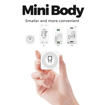 CoRui 10A Mini Smart Wifi DIY Prepínač Podporuje 2 Spôsob Kontroly Smart Home Automation Modul Alexa Domovská stránka Google Smart App Život