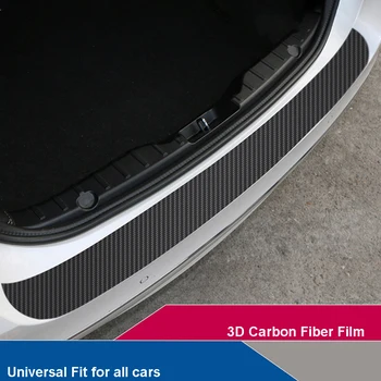 Kufri Pedál Nálepky Anti kop 3D karbónová Fólia Auto Zadný Kryt Dosky Ochranu Pre BMW, Audi SUV