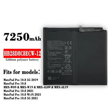 Novú Batériu Pre Huawei Tablet HB28D8C8ECW-12 Bateria BAH3-W59 W09 W19 AL09 AL19 Batérie Rady Lítiové Batérie