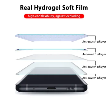 3IN1 Počesť 50 Lite Ochranné Hydrogel Film 3D Pre Huawei Honor 50 Svetlo na Obrazovku Fotoaparátu sa Objektív Na Hono 50lite Protector