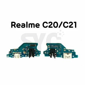 1Pcs kvalitný USB Nabíjací Port Micro Dock Konektor Rada Flex Kábel Pre Oppo Realme C11 C20 C25 C12 C15 C17 C21 Časti