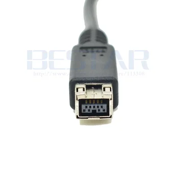 Firewire 1394b Premium kábel 800 IEEE1394B 9 Pin-9 Pin Samec Samec 2 Ft (60 cm) Black IEEE 1394b