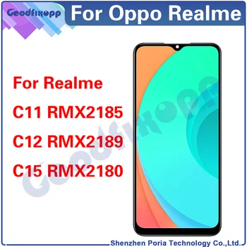 Pre Oppo Realme C11 C12 C15 RMX2185 RMX2189 RMX2180 LCD Displej Dotykový Displej Digitalizátorom. Montáž Náhradné