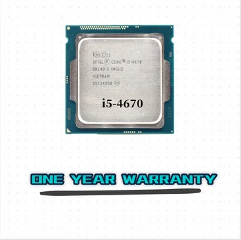 Intel Core I5 4670 i5 4670 3.4 GHz, 6MB Socket LGA 1150 Quad-Core CPU Procesor SR14D i5-4670 1150