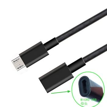 Vysoká Kvalita 1m Micro USB 2.0 B 5pin mužmi a M/F Rozšírenie Plnenie Údaje Nabíjačku Viesť Extender Kábel 0,1 m do 2 m