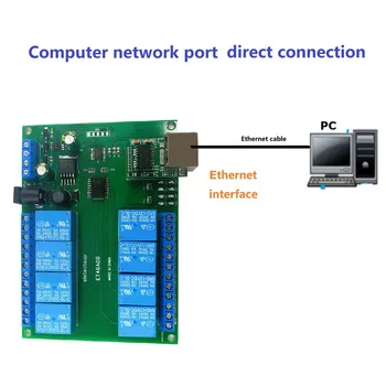 DC 12V 8ch Ethernet Relé Sieťový Prepínač RS485 Relé Modul Modbus Slave RTU TCP/IP UART Siete Radič Expansion Board