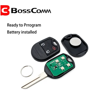 Bosscomm 2 Auto-Key-Remote Pre Ford F150 F250 F350 Explorer Okraji Uniknúť Flex 3-Tlačidlá Keyless Entry Príveskom
