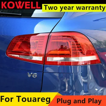 Zadné svetlá pre VW Touareg 2011-2018 LED DRL Auto Časti Tela Vonkajšie koncových svetiel Zase Signál Zadné Zadnej strane Brzdové Svetlo Výmena