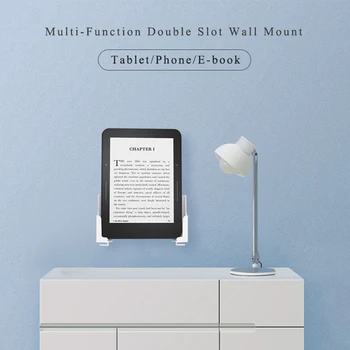 2 ks Nastaviteľné Wall Mount Tablet Univerzálny Držiak Telefónu Rámový Stojan Držiak Spálňa Skladovanie Podporu Príslušenstvo
