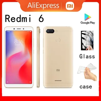 Mobilné Xiao Redmi 6 smartphone 4 GB 64 GB Tvár ing MT6762 Heliograf P22 NA SKLADE