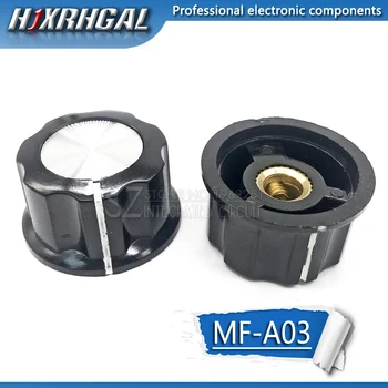5 ks Klobúk MF-A03 potenciometer gombík WH118/WX050 bakelite gombík / medené jadro, vnútorné diery, 6mm hjxrhgal