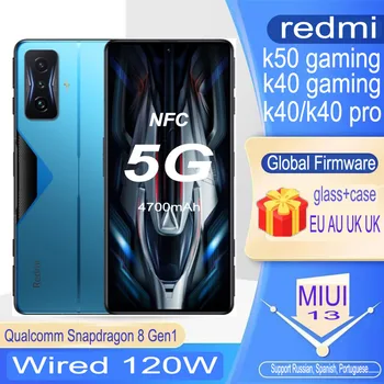 5G NFC Redmi K40 Herné k50 Herné 67w redmi K40 redmi k40pro Globálne ROM Xiao Smartphone Globálne firmware Google play