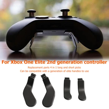 4pcs Elektronické Stroj Príslušenstvo Kovové Pádla pre Bezdrôtový ovládač pre Xbox Elite Series 2 Náhradné Diely