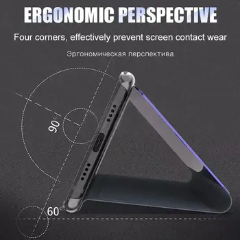 Pre Huawei P40 Flip Zrkadlo Prípade ANA-NX9 ANA-LX4 2020 6.1