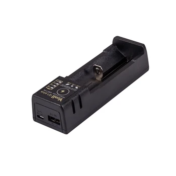 18650 Nabíjačku USB Intelligent Ni MH 21700 Jeden Slot Lítiové Batérie, Nabíjačky AAAA &AAA &AA/A/SC/C/F6 Batérie Poľa